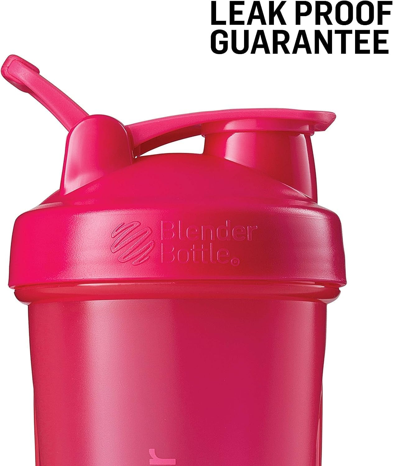 Classic Shaker Bottle Perfect for Protein Shakes and Pre Workout, 20-Ounce, Plum