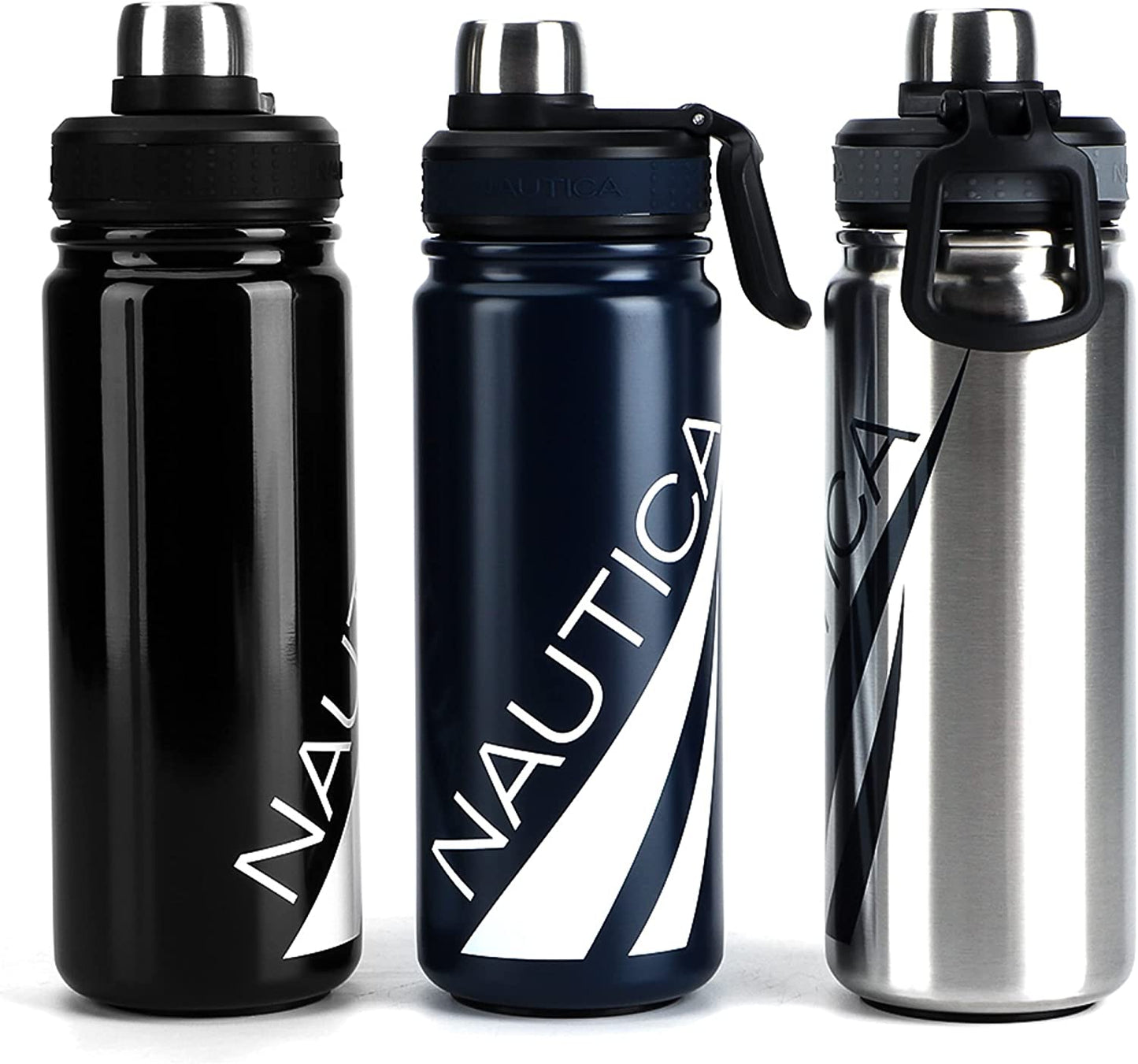 Water Bottle, Insulated Water Bottle, Stainless Steel Water Bottles, Metal Water Bottle, Big Water Bottle, Reusable Water Bottle, Dual Mouth Chug Cap/ Wide Mouth Opening - Keel